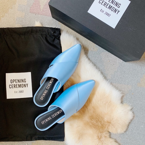 NWT Opening Ceremony Satin Mules - Picture 2 of 6